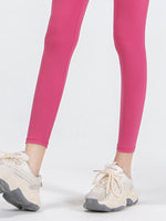 Pink Wide Waistband Sports Leggings – Essential Colors
