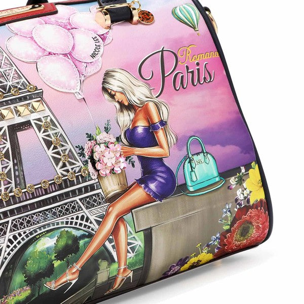 ROMANCE IN PARIS BOSTON BAG