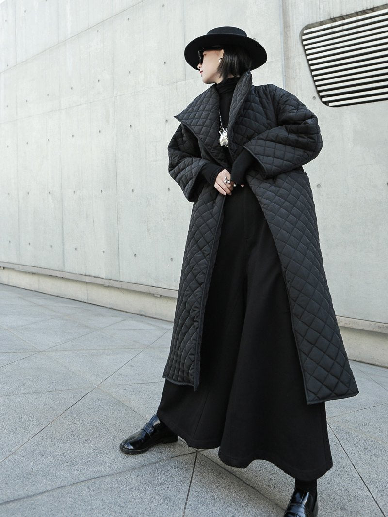 Terumi Oversized Cotton Padded Coat by Marigold Shadows
