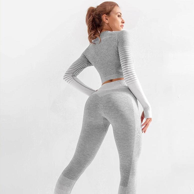 Seamless Aim Set (Leggings + Top) by Stylish AF Fitness Co
