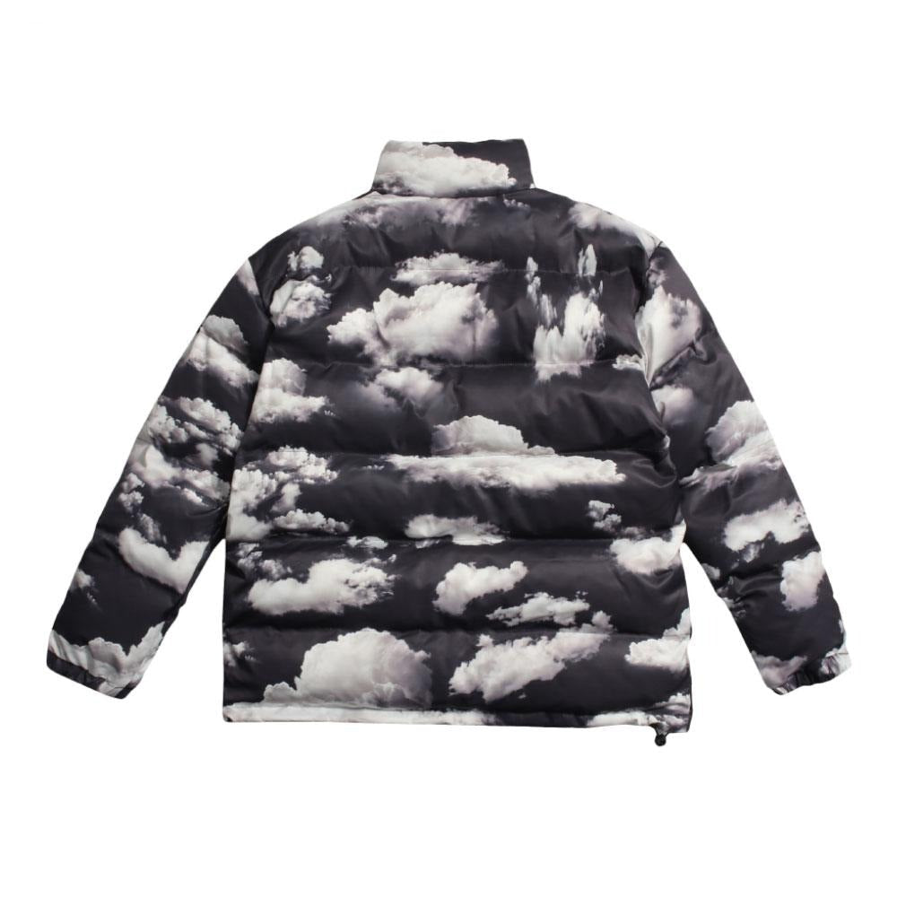 Blue Sky And Clouds puffer Coat by White Market