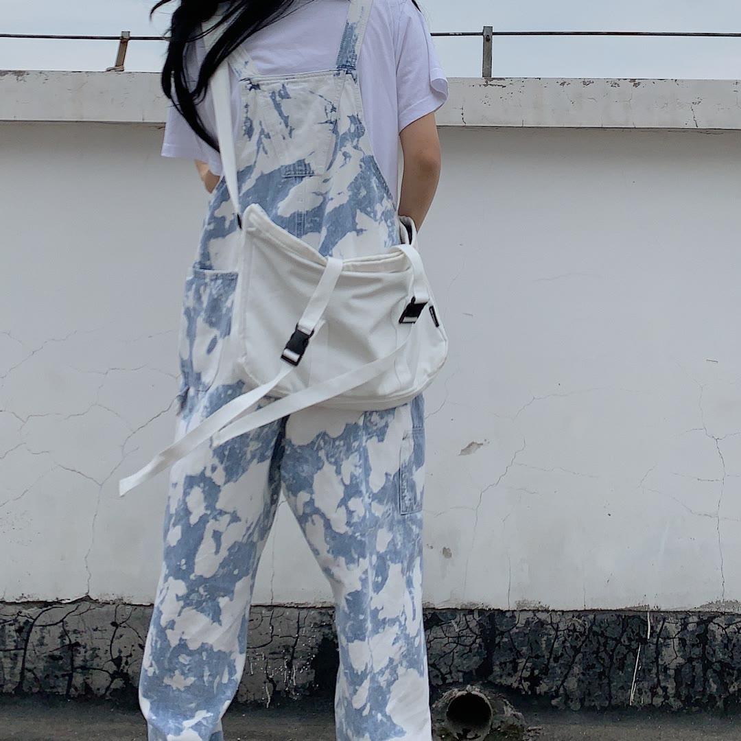 &quot;Don&#39;t Talk To Strangers&quot; Overalls by White Market