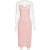 Loose Pink Party Midi Dress by White Market
