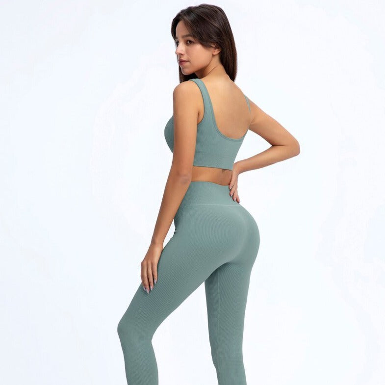 Lifestyle Seamless Set (Leggings + Top) by Stylish AF Fitness Co