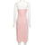 Loose Pink Party Midi Dress by White Market