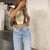 Ripped Knee Wide Leg Jeans by White Market