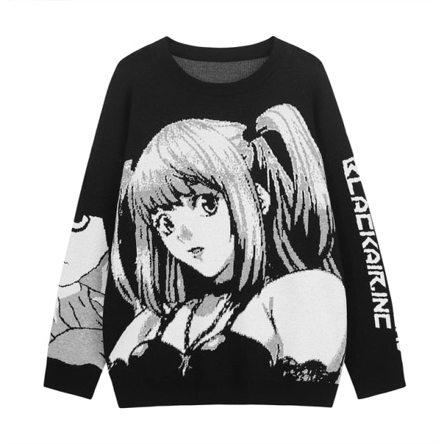 Death Note Knitted Sweater by White Market