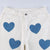 Bleached Denim Heart Jeans by White Market