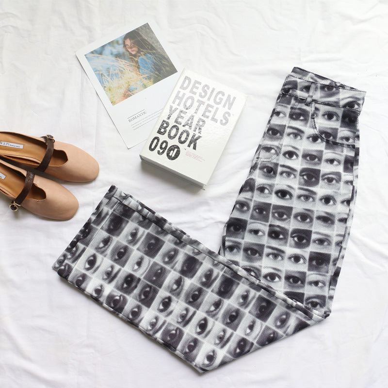 &quot;Eyes&quot; Trousers by White Market