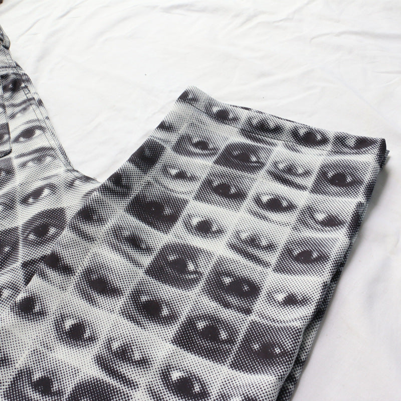 Close up view of &quot;Eyes&quot; Trousers