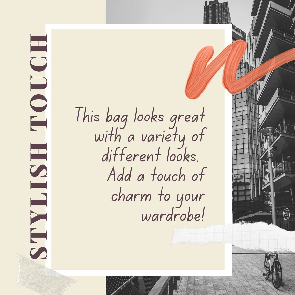 Tote Bag - White Alphabet Pattern - Double Handle Large Bag - B3558229 by inQue.Style