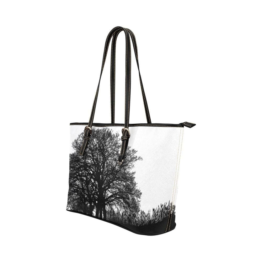 Tote Bag, Black &amp; White Tree Print  - T588233 by inQue.Style