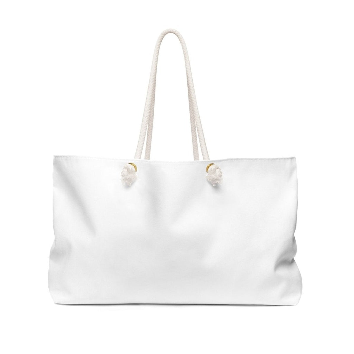Weekender Tote Bag,  White by inQue.Style